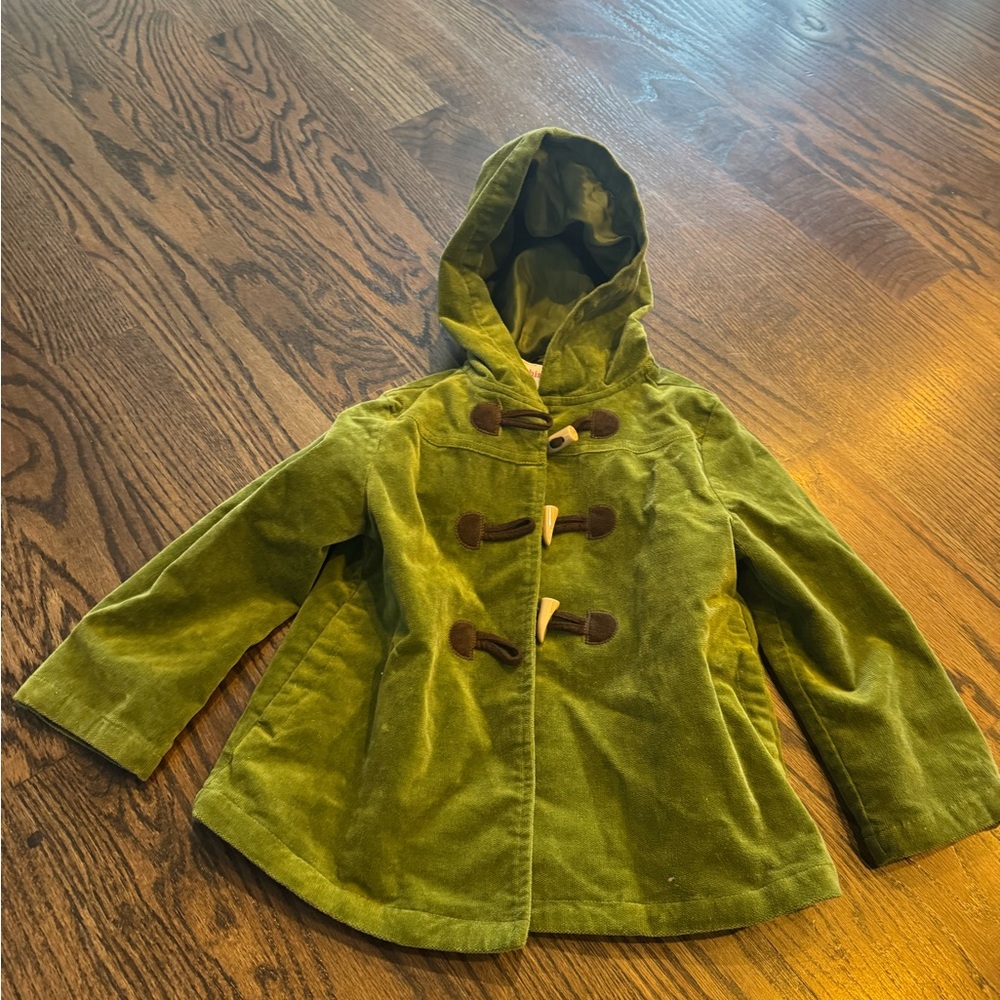 Gymboree Olive Kids Hooded Coat